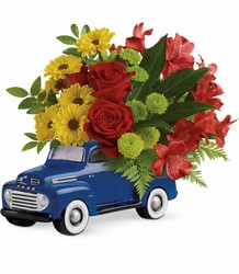 Glory Days Ford Pickup by Teleflora  from Visser's Florist and Greenhouses in Anaheim, CA